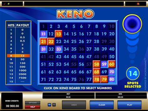 free online casino keno no download